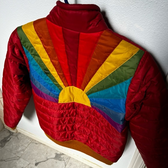 Aviator nation sunburst puffer jacket
